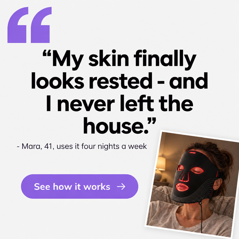 LED Red Light Therapy Face Mask
