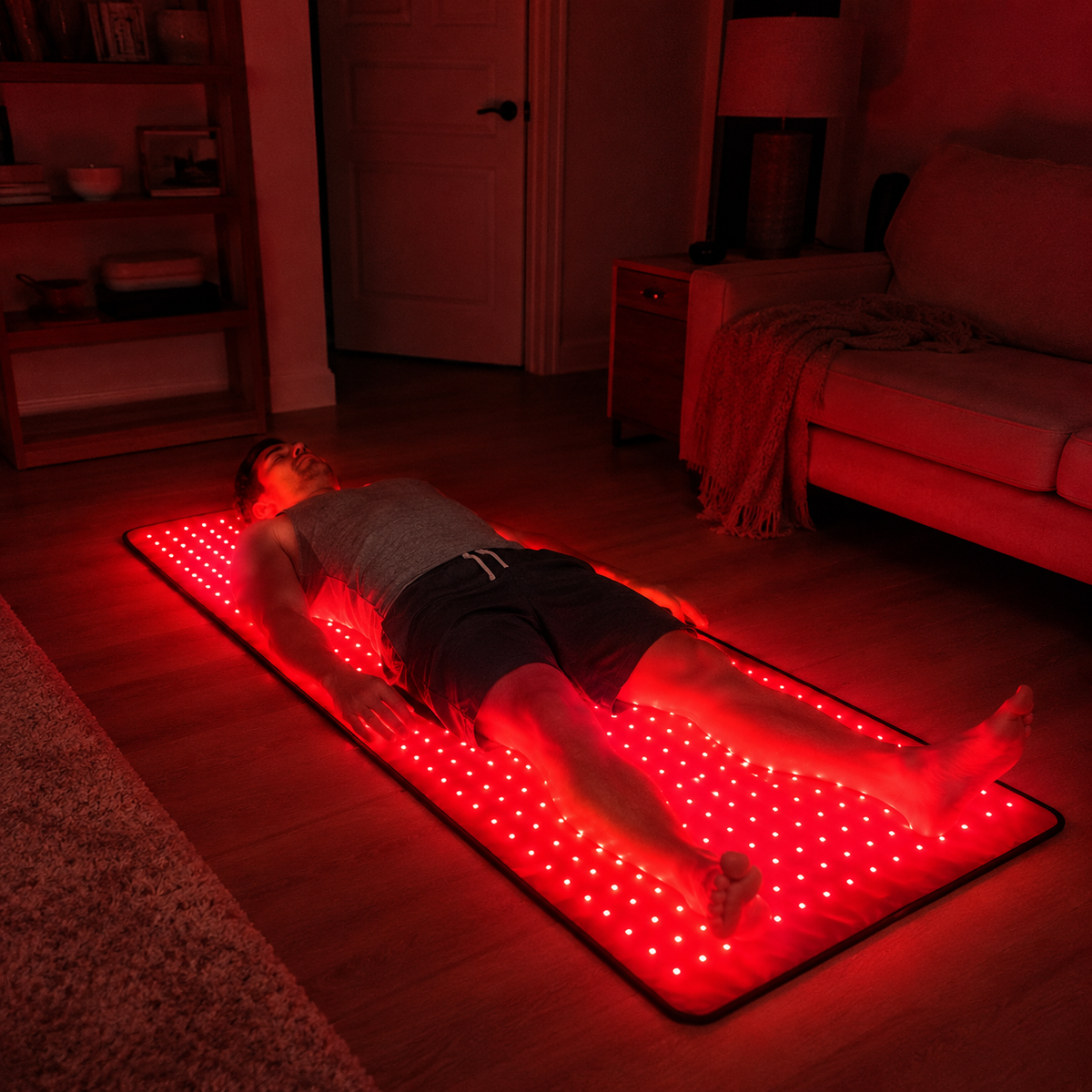 Full-Body Red Light Therapy Mat for Home Use