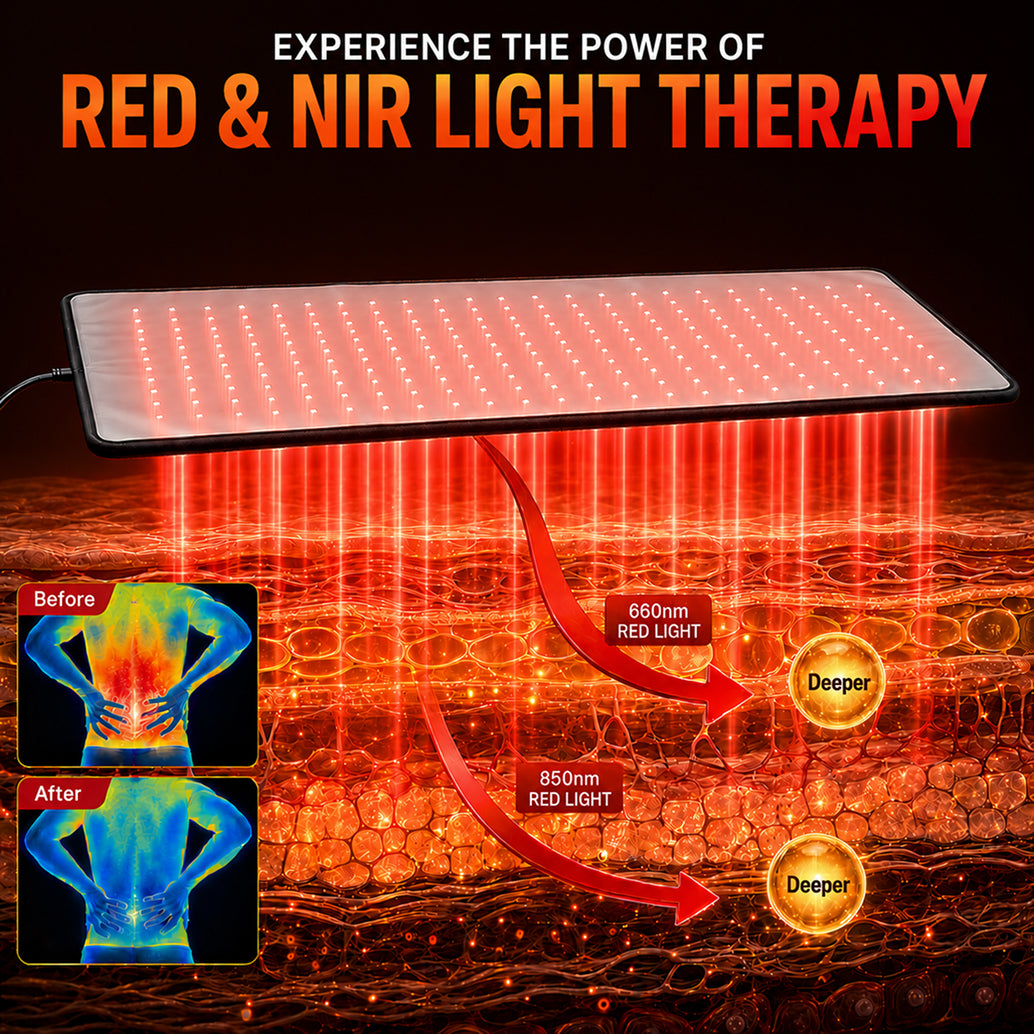 The red light therapy mat