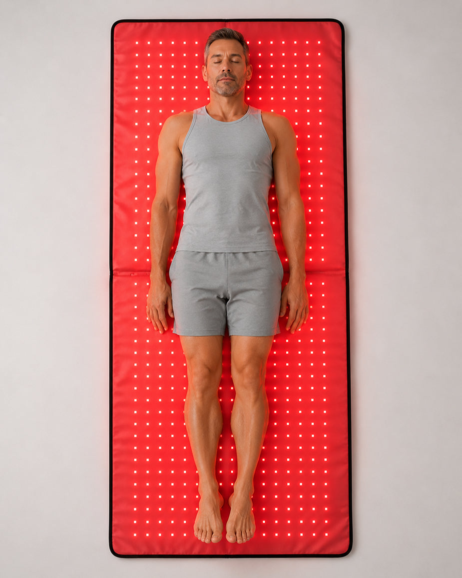 Primalon Red Light Therapy Mat | 660nm + 850nm Full Body Pain Relief Muscle Recovery Anti-Aging Sleep | Home Use