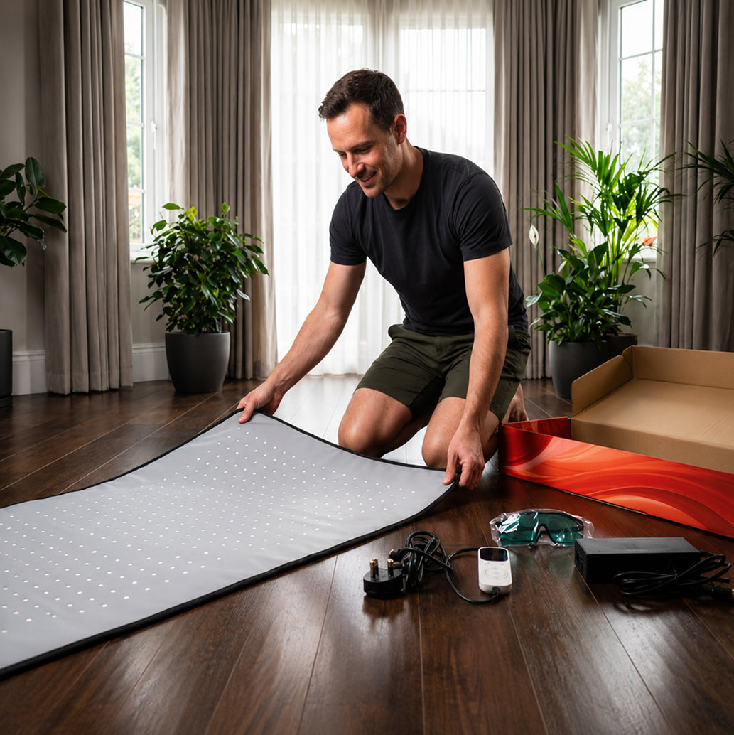 The red light therapy mat