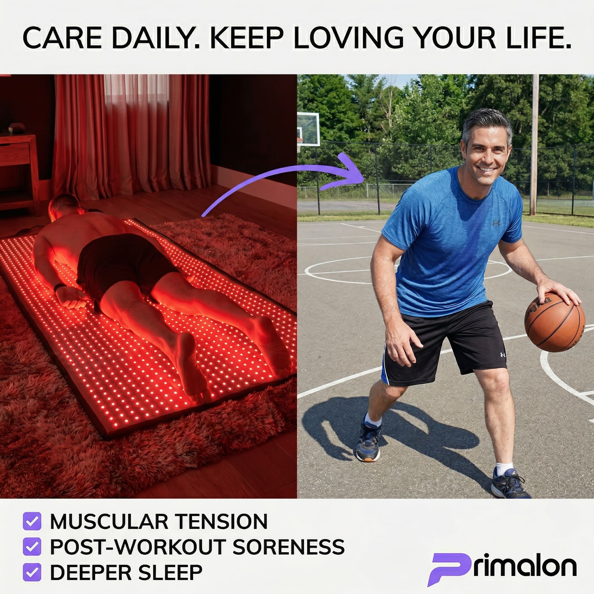 The red light therapy mat
