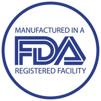 Manufactured in an FDA-Registered facility